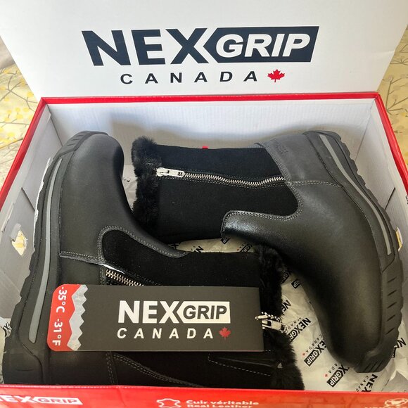 Boots - NexGrip Women's Winter Boots w/Built in Stainless Steel Cleat - 9M - Picture 1 of 9